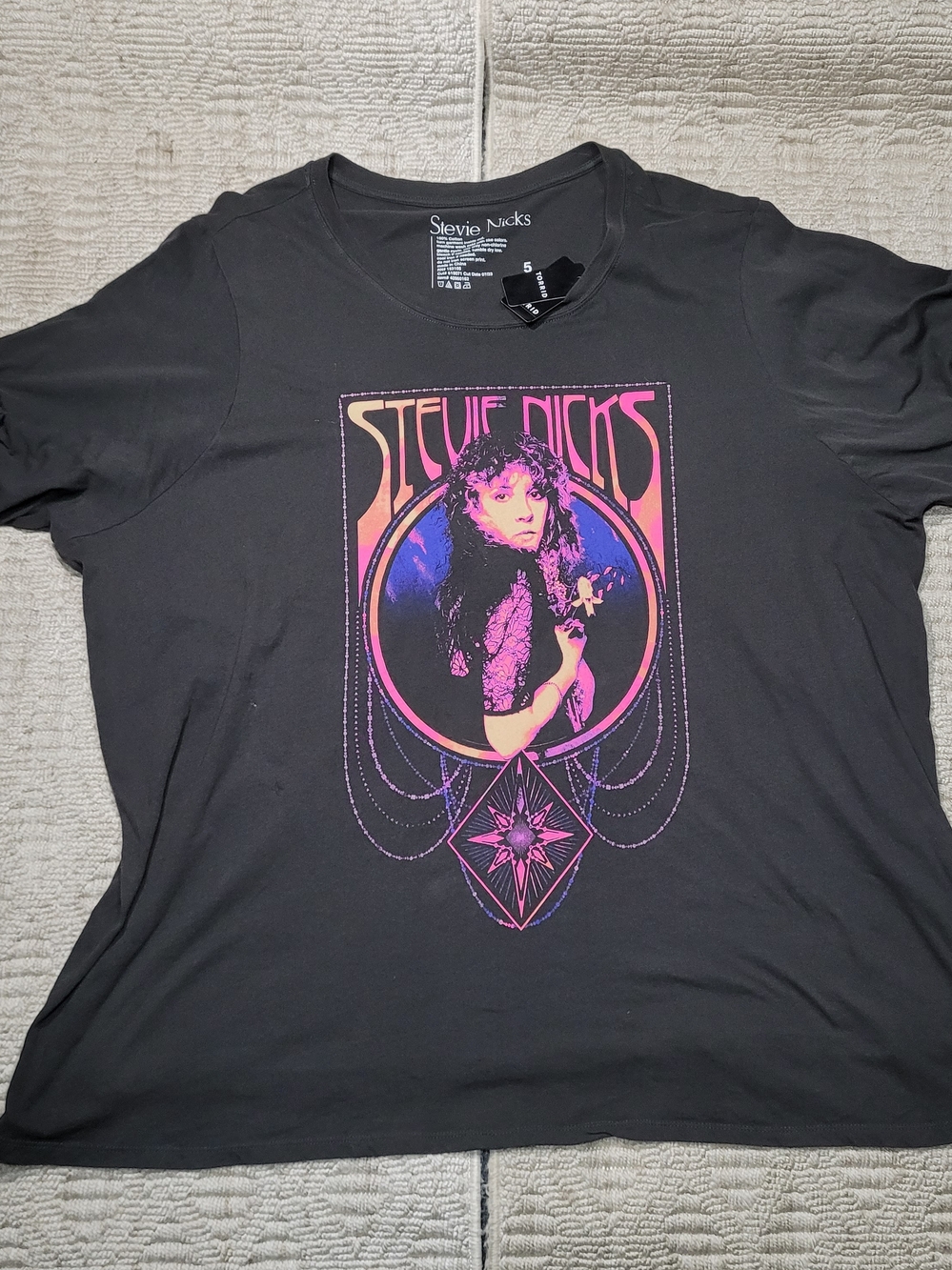 NWT Torrid Stevie Nicks Classic Fit Short Sleeve Tee Sizes 5X Phantom